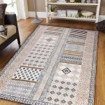 Handmade Black Brown Modern Living Area Rug