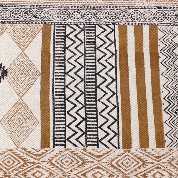 Handmade Black Brown Modern Living Area Rug - Image 8