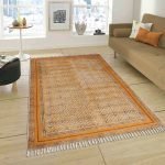 Cotton Antique Rug Hand Block Printed Carpet