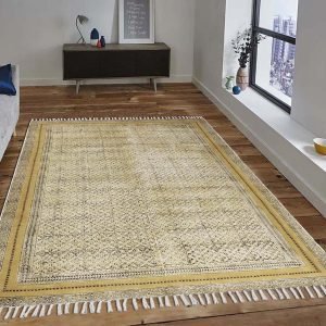 Large Carpet Hand Block Print Antique Rug