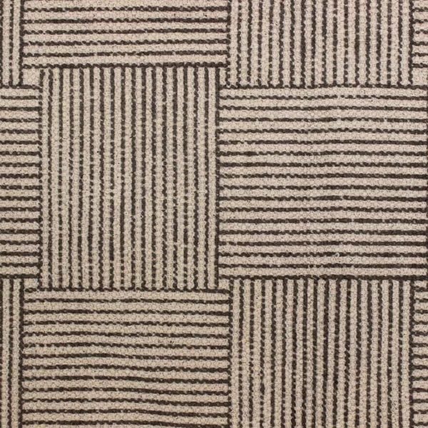 Hand Block Print Large Rug Geometric Dhurrie - Image 8