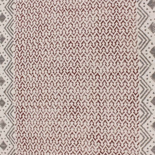 White Room Area Rug Hand Block Printed Cotton - Image 8
