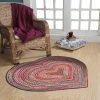 Multicolor Heart Shaped Cotton Jute Rug Perfect Gift For Her - Image 2
