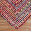 Multicolor Heart Shaped Cotton Jute Rug Perfect Gift For Her - Image 5