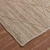 Hand Braided Jute Geometric Beige Square Area Rug - Image 7