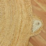 Hand Braided Animal Design Jute Round Childern Room Rug