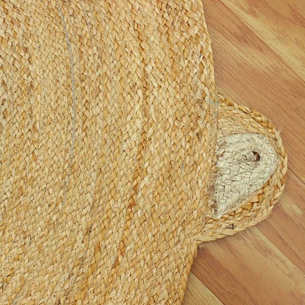 Hand Braided Animal Design Jute Round Childern Room Rug - Image 4
