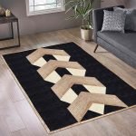 Black City Retreat Hand-Braided Jute Dhurrie