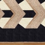Black City Retreat Hand-Braided Jute Dhurrie