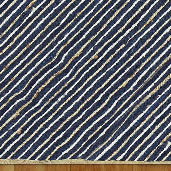 Personalize Your Space Blue Custom Jute Rug - Image 4