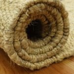 Hand Woven Animal Print Jute Beige Area Rug