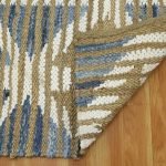 Multicolor Hand Woven Geometric Area Rug