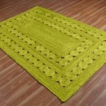 Green Hand Braided Jute New Modern Area Rug