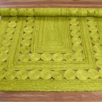 Green Hand Braided Jute New Modern Area Rug