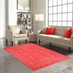 Red Hand Braided Jute New Modern Area Rug
