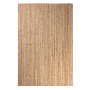 Hand Braided Beige Jute Geometric Area Rug