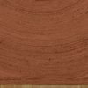 Hand Braided Octagon Brown Jute Front Area Rugs - Image 4