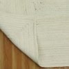 White Hand Braided Geometric Bedroom Area Rug - Image 6