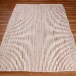 Jute White Beige Hand Braided Area Rug