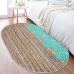 Hand Braided Oval Cotton Jute Area Rugs