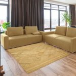 Hand Braided Beige Jute Geometric Large Rug