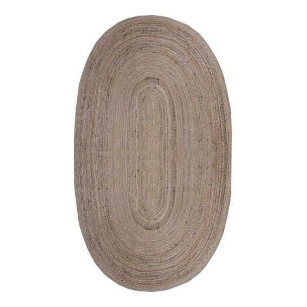JTF 29 Rug 100% Natural Jute & Cotton Bohemian Reversible Round