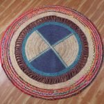 Cotton Jute Handmade Modern Multicolor Area Rug