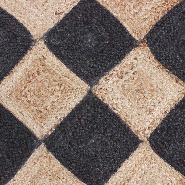 JTF 24 Rug 100% Natural Jute Braided Style Reversible Runner rug