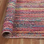 Farmhouse Rug Handmade Traditional Cotton Jute Rug
