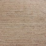 Beige Orange Scalloped Bordered Oval Area Rug