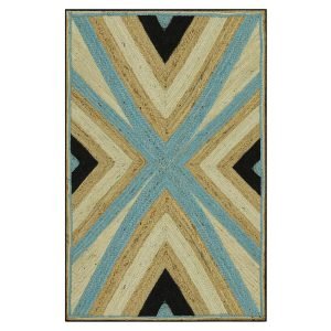 Handmade Multicolor Living Room Jute Rug