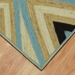 Handmade Multicolor Living Room Jute Rug