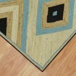 Handcrafted Indian Multicolor Garden Jute Rug