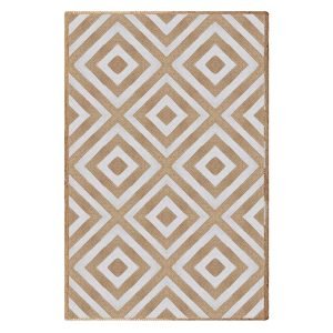 Handmade Geometric Jute Living Room Rug