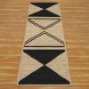 Beige & Black Hand Braided Jute Area Rug - Image 3