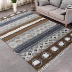 Handmade Cotton Multicolor Area Rug