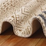 Cotton Gray Handmade Block Printed Area Rug