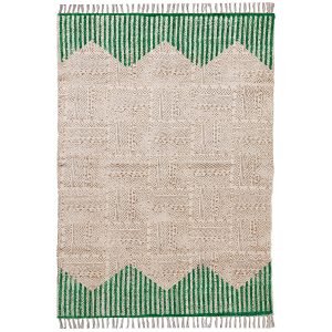 Handmade Cotton Block Printed Area Rug