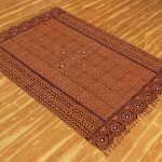 Handmade Brown Cotton Kitchen Floor Area Rug