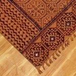 Handmade Brown Cotton Kitchen Floor Area Rug