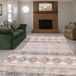 Cotton Handmade Geometric Dining Area Rug
