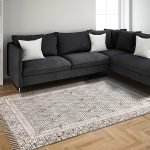 Hand Block Printed Cotton Living Room Rug