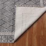 Hand Block Printed Cotton Living Room Rug