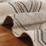 Geometric Cotton Hand Block Printed Area Rug