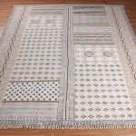 Handmade Cotton Rug Block Printed Area Rug