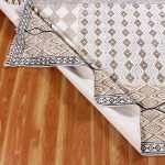 Handmade Cotton Rug Block Printed Area Rug