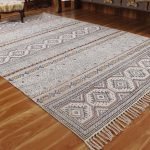 Cotton Geometric Handmade Multicolor Carpet