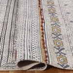 Cotton Geometric Handmade Multicolor Carpet
