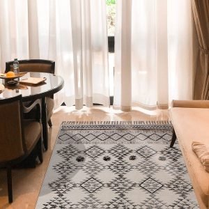 Handmade Geometric Cotton Home Decor Rug