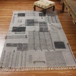 Indian Handmade Grey Cotton Home Decor Rug